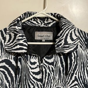 THERMAL SLICKS RAINCOAT Black & White